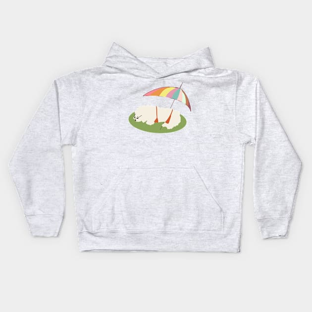 Summer Vacation Kids Hoodie by PatternbyNOK